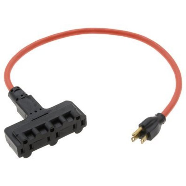 Zerostart Extension Cord - 3-Way Outlet, 2in. 3600040